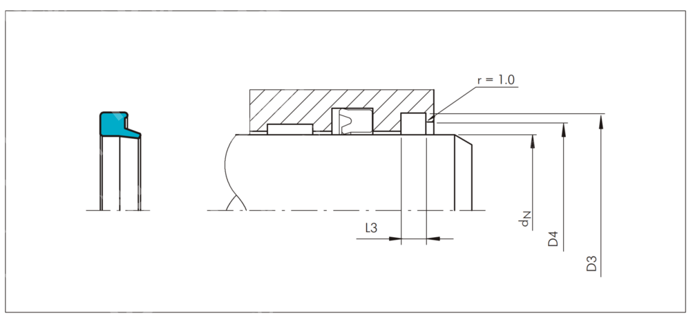 Грязесъемник PW 90-102,2-7,1 (PW 90)