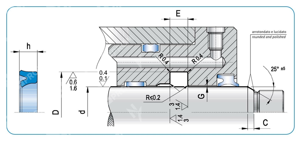 Манжета RSA 65-80-10/11 (RSA 0650 0800 100 C0)