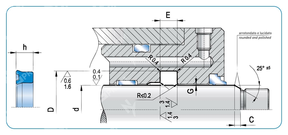 Манжета RSC 56-66-11/12 (RSC 0560 0660 110 C0)