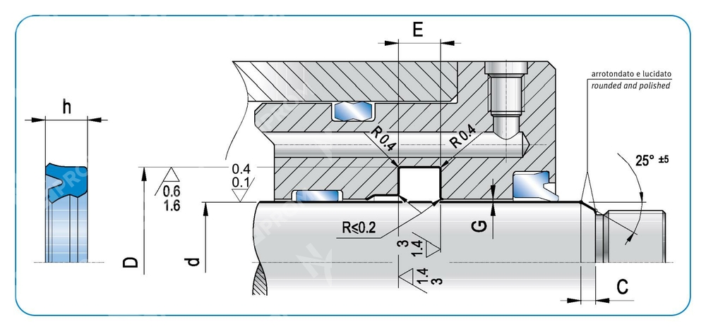 Манжета RSB 16-26-7,3/8 (RSB 0160 0260 073 C0)