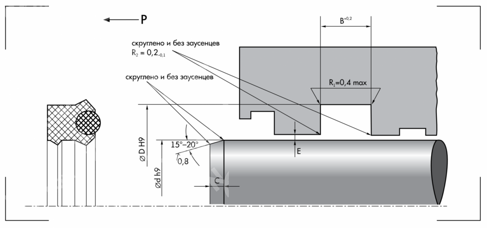 Манжета UR 60-75-12/13 (РГ)