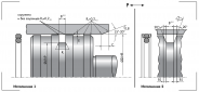 Уплотнение поршня P40-085H (85-64-8,1)