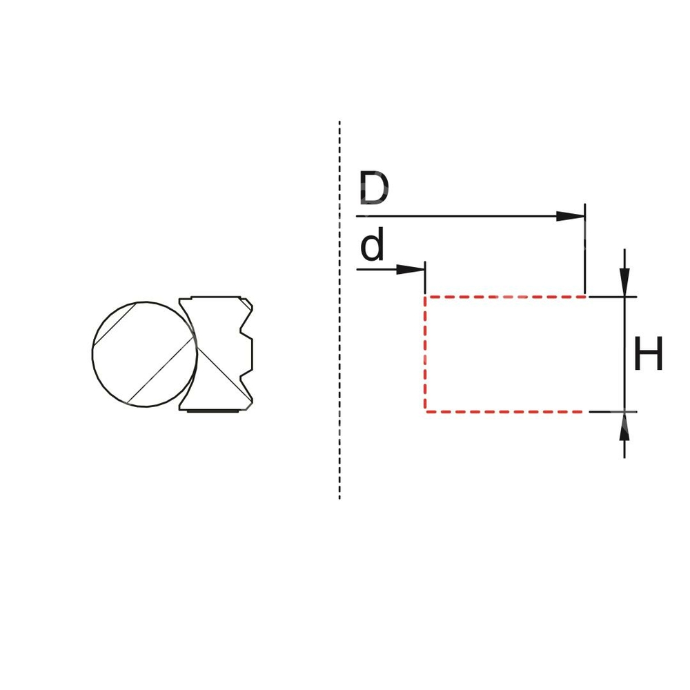 Уплотнение поршня TTO 100 (100-84,5-6,3)