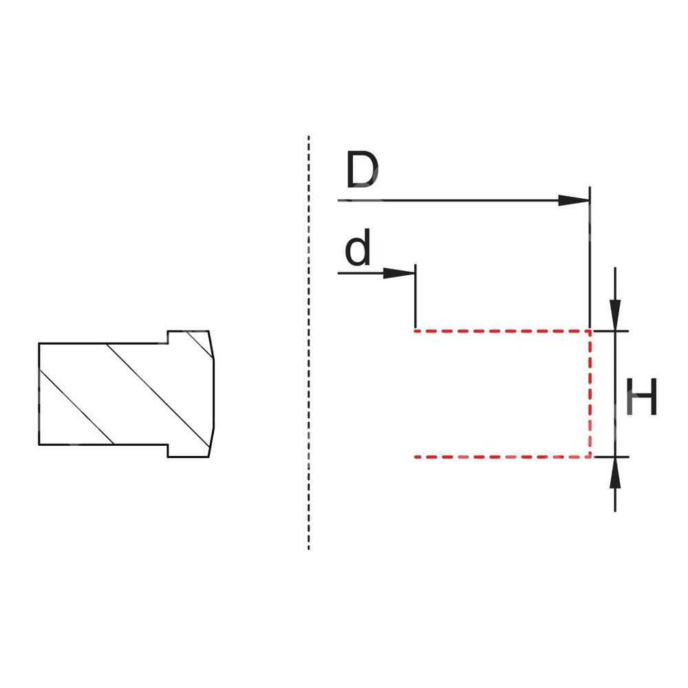 Уплотнение поршня TUT 125/1 (125-109,5-6,3)
