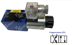Гидрораспределитель ВЕ10 574 Г110 с электромагнитным управлением