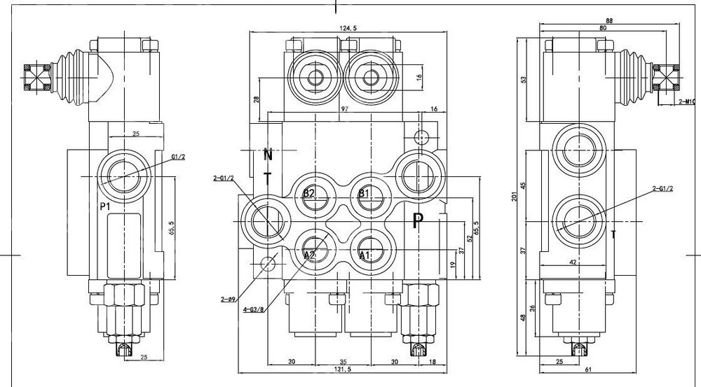 Гидрораспределитель 2P40F-OT/K15 GKZ1