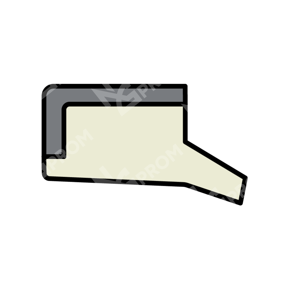 Грязесъемник армированный AM 24-35-5/8