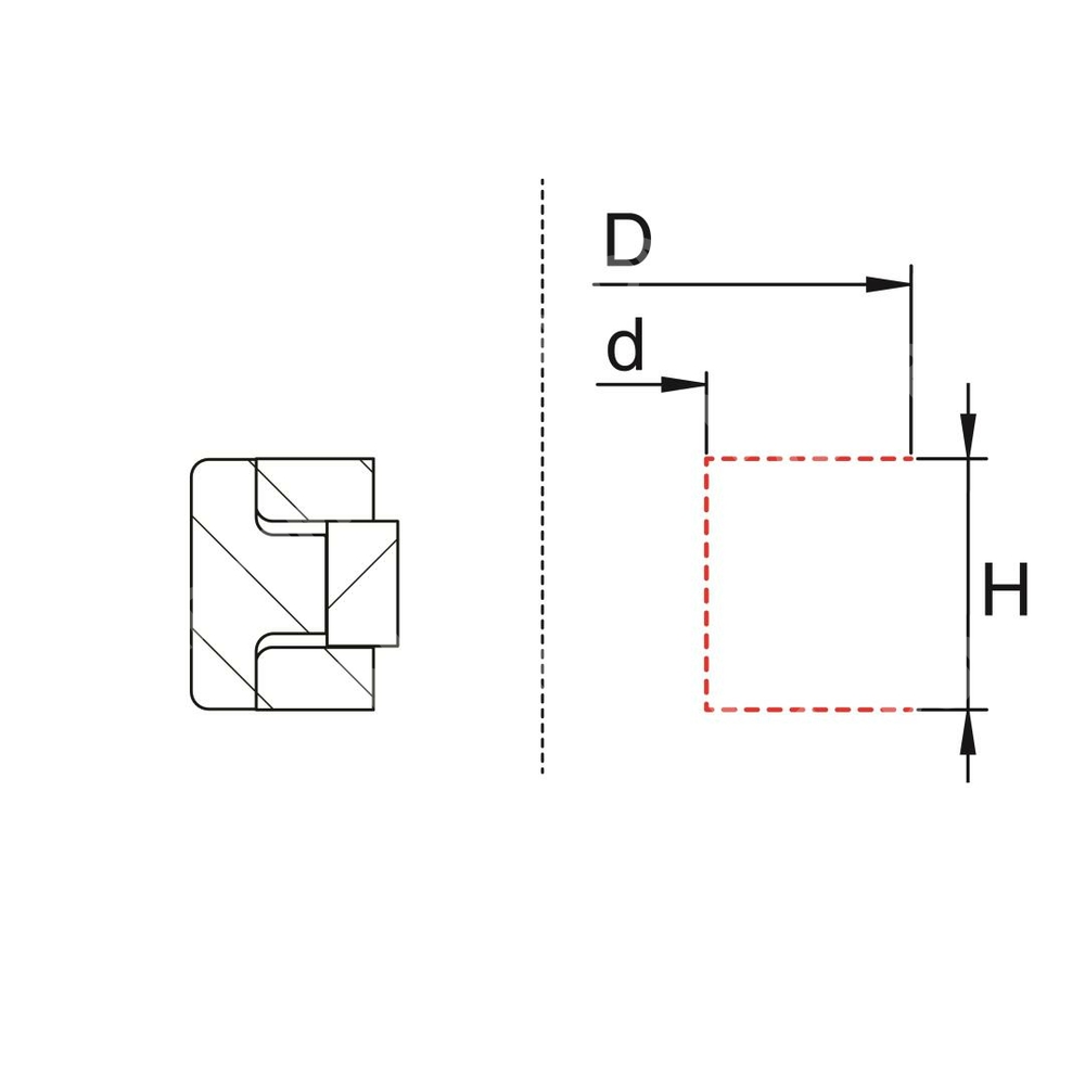 Уплотнение поршня PDH 135/1 (185-162-16)