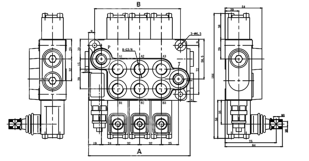 Гидрораспределитель 2P20-1A1A8 GKZ1