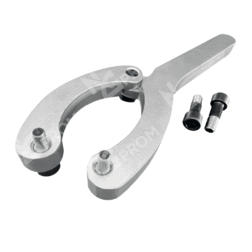 Универсальный ключ с двумя фиксаторами для разборки гидроцилиндров 30-245 мм. (Two retainers)