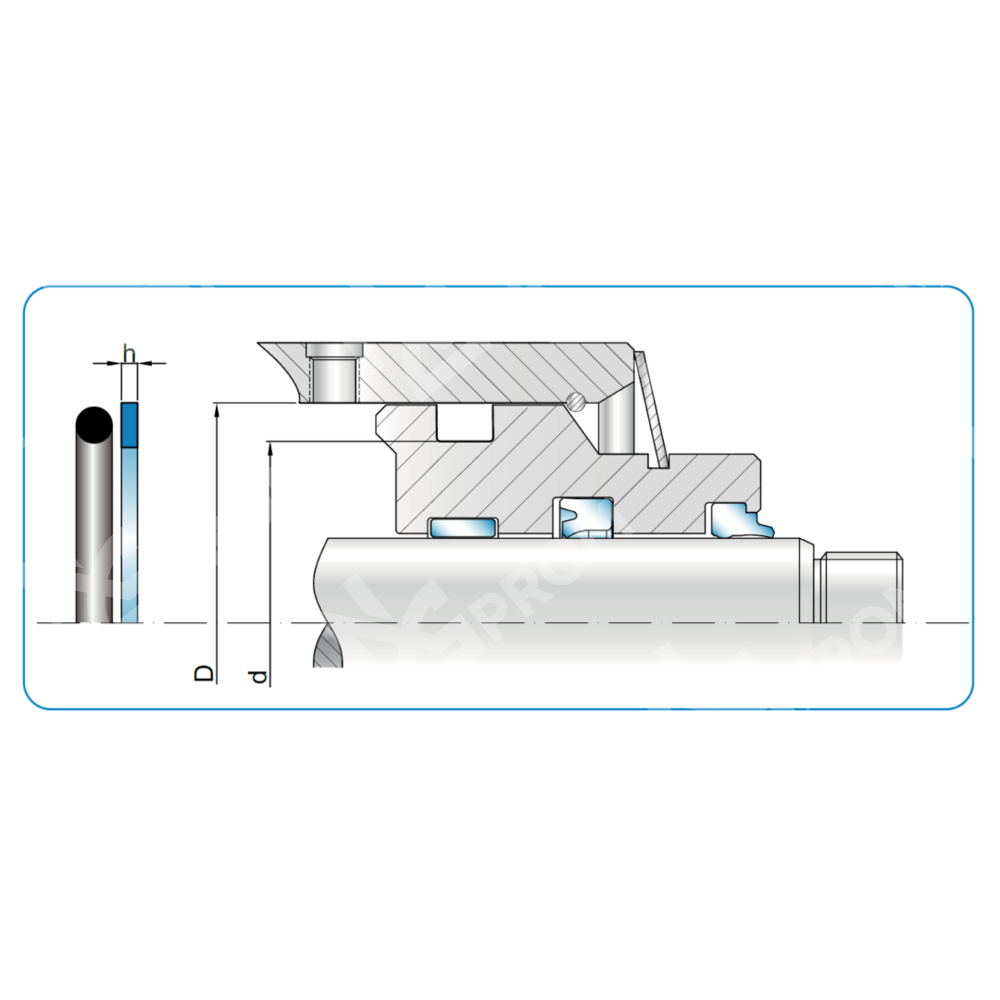 Кольцо защитное MAE 065-075-1,7 (MAE 0650 0750 017 L1)