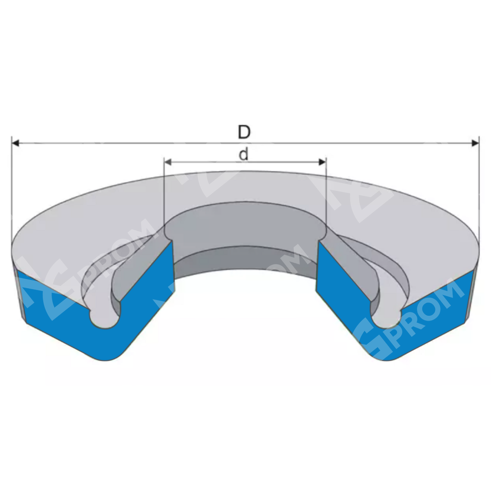 Манжета шевронная М 380х420 ГОСТ 22704-77