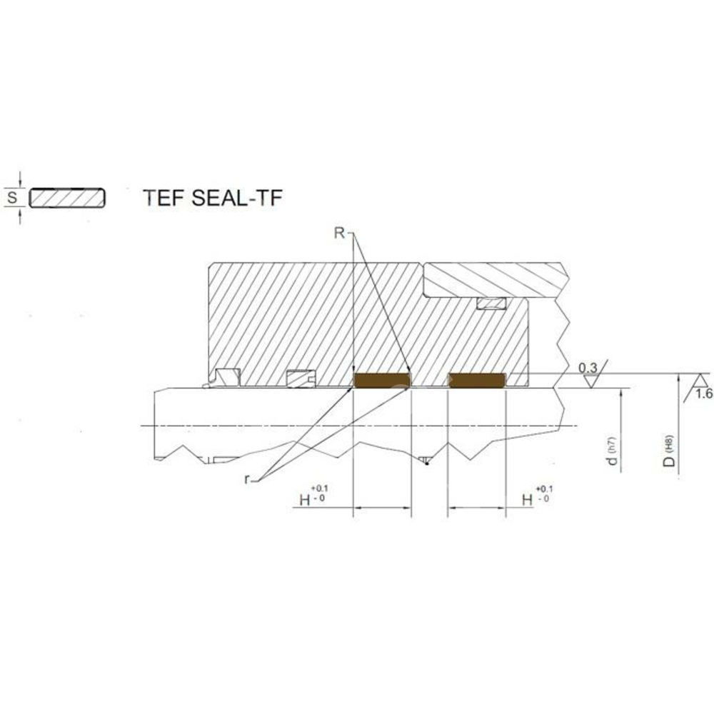 Направляющая лента NTB 9,7-2,5 (PTFE+Br40)