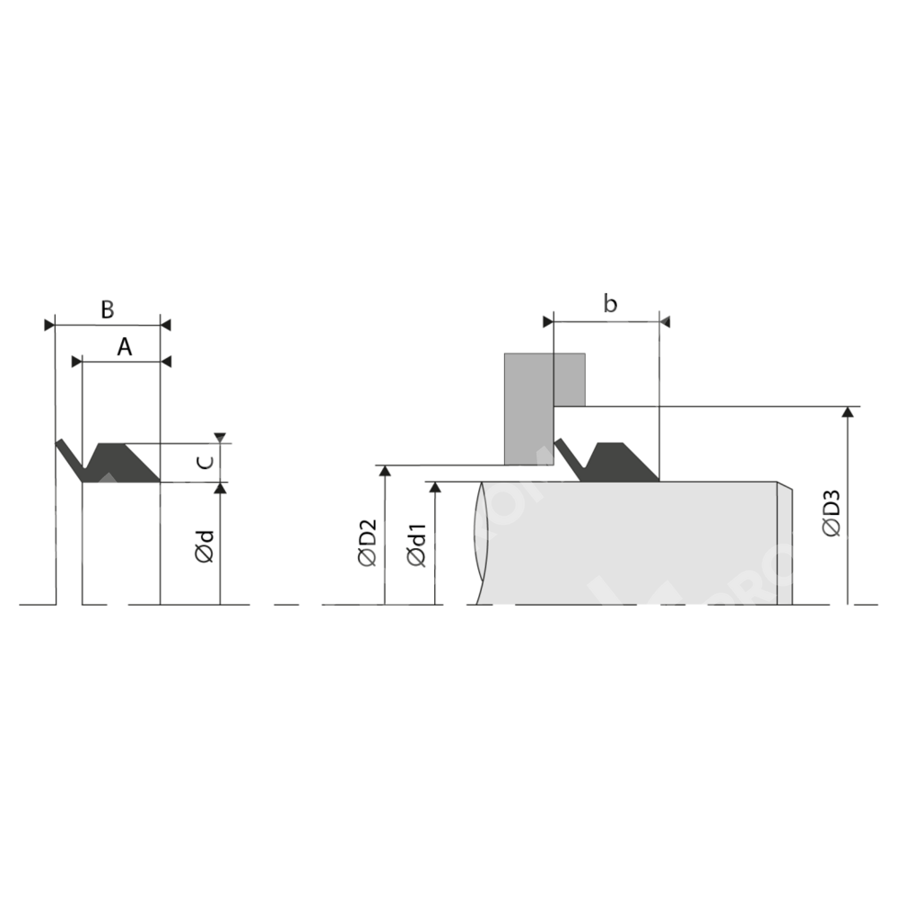 Манжета VS-080 (72-84-15,5)