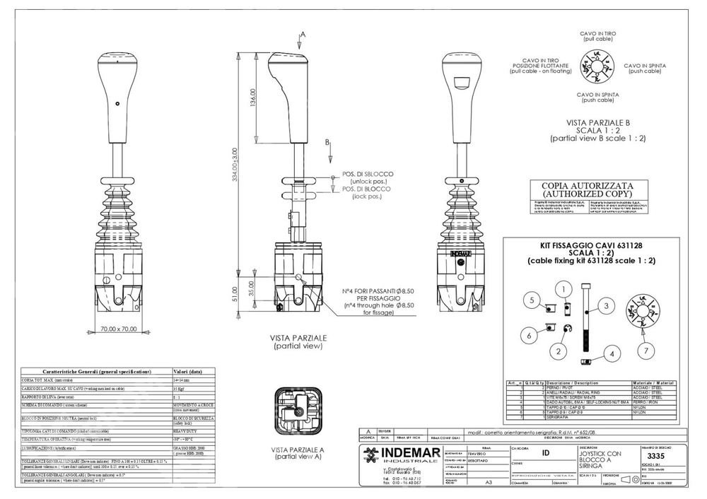 Джойстик ID-3335 Indemar