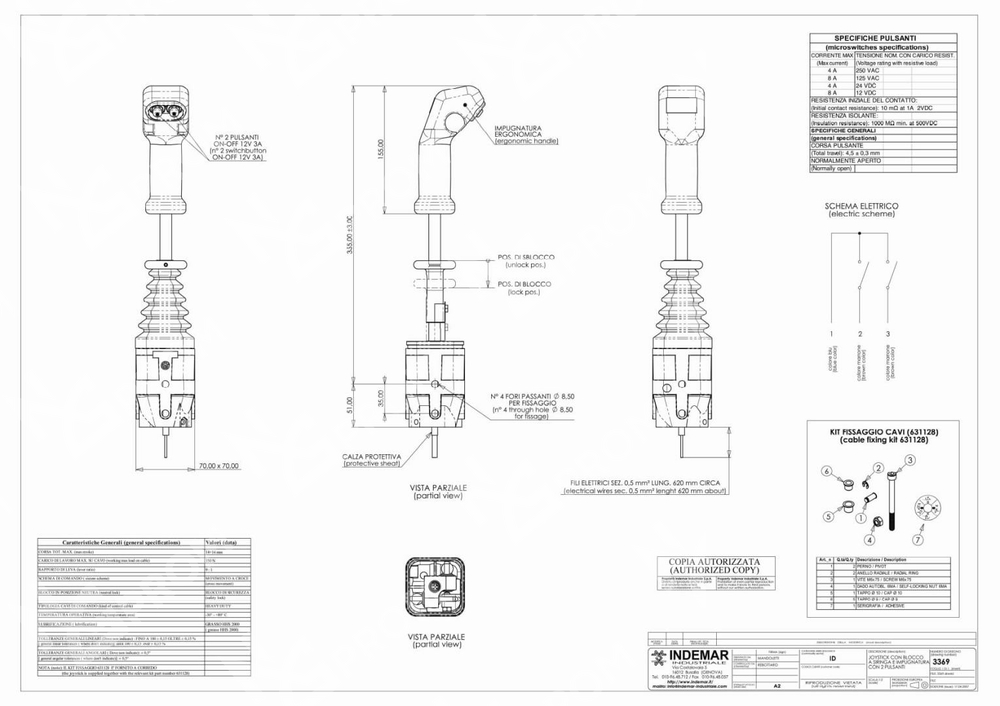 Джойстик ID-3369 Indemar