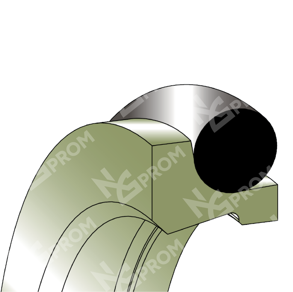 Грязесъемник TRD 195-203,8-6 (TRD 1950 2038 060 TN)