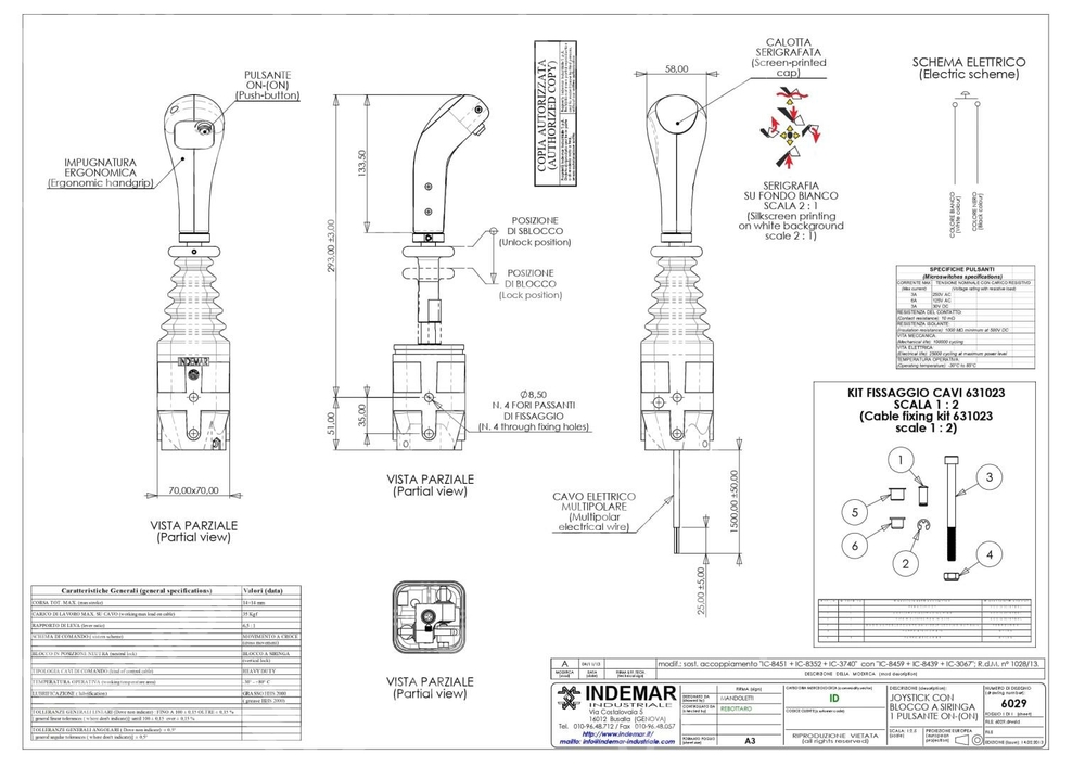 Джойстик ID-6029 Indemar
