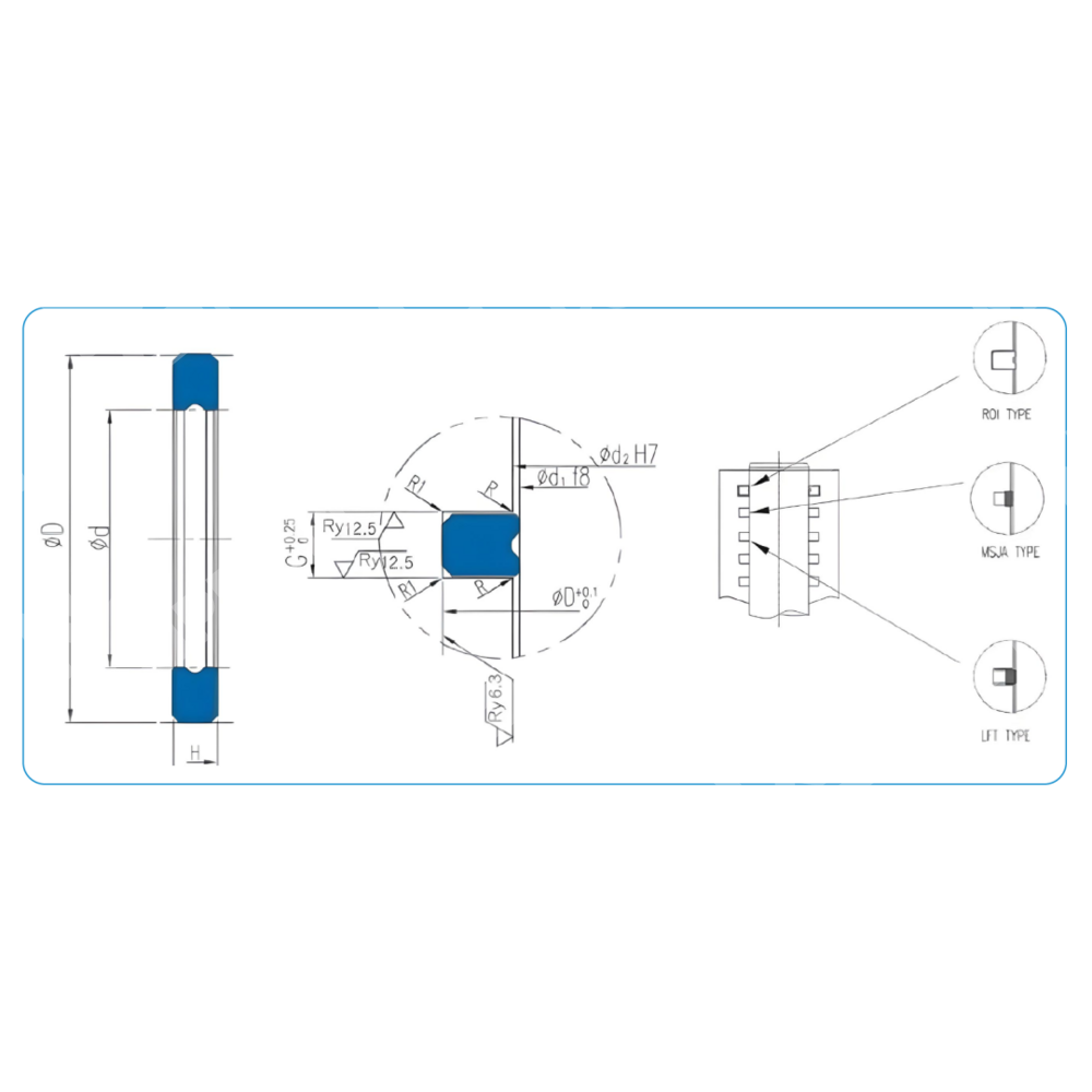 Уплотнение ротора ROI 80-90-4,8