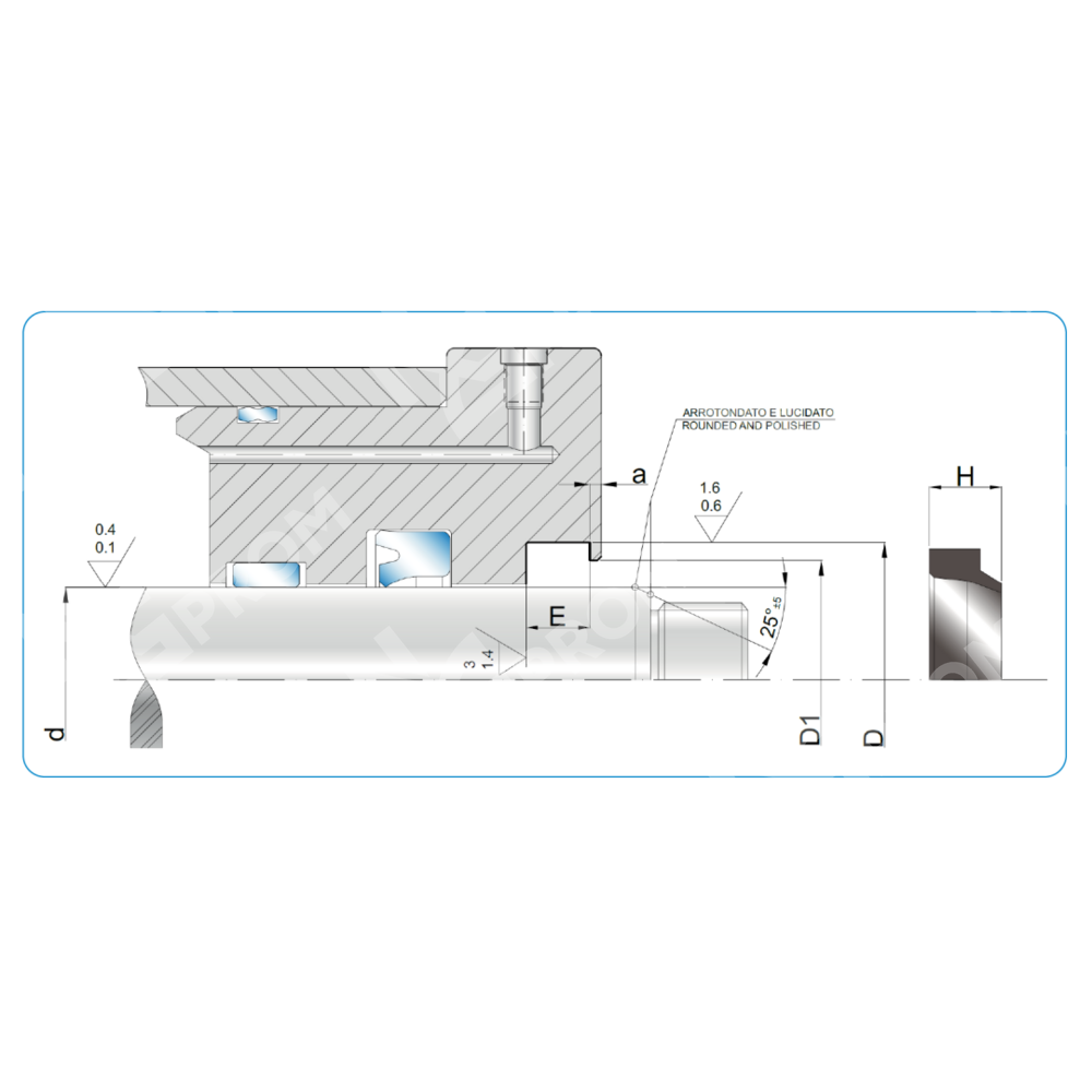 Грязесъемник R06 127-139,2-7,1/12,5 (R06 127139)