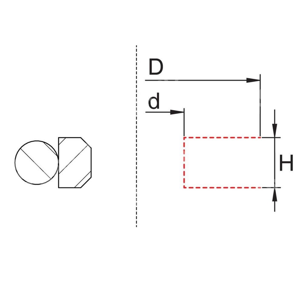 Уплотнение поршня GER 0100 (10-5,1-2,2)