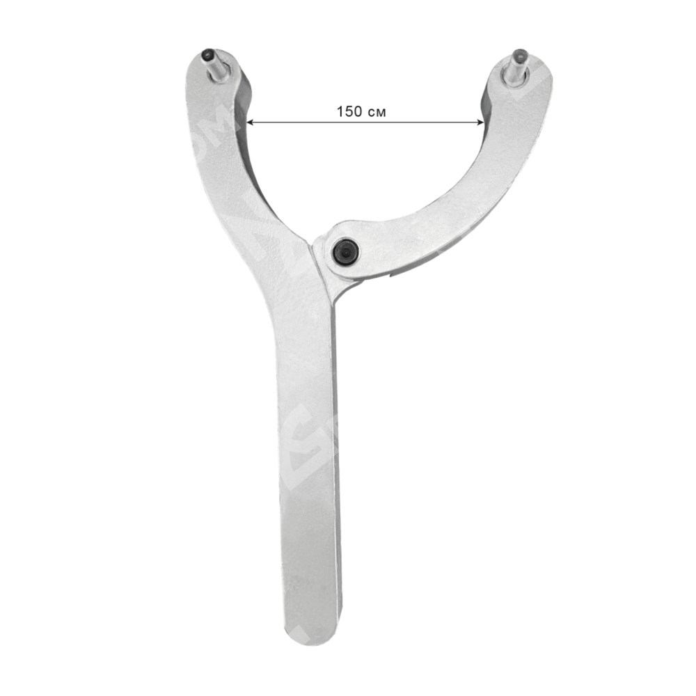 Универсальный ключ с двумя фиксаторами для разборки гидроцилиндров 10-150 мм. (Two retainers)