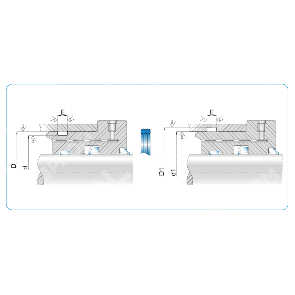 Статическое уплотнение SA 90-83-6,5
