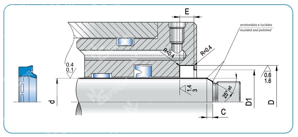 Грязесъемник WSL 24-32,6-5,3 (WSL 0240 0326 053 C0)