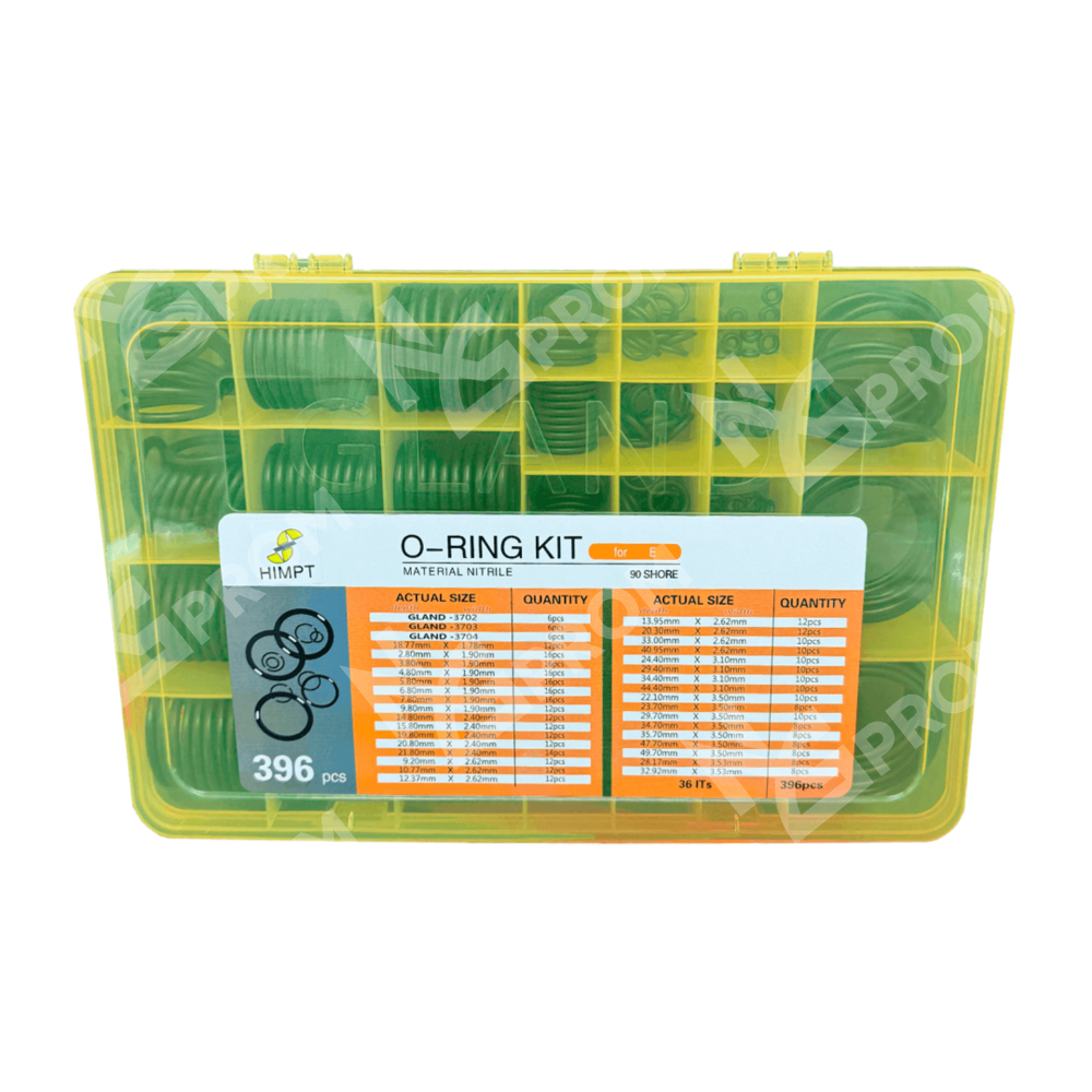 Набор уплотнительных колец O-Ring NBR90 396 шт для Caterpillar