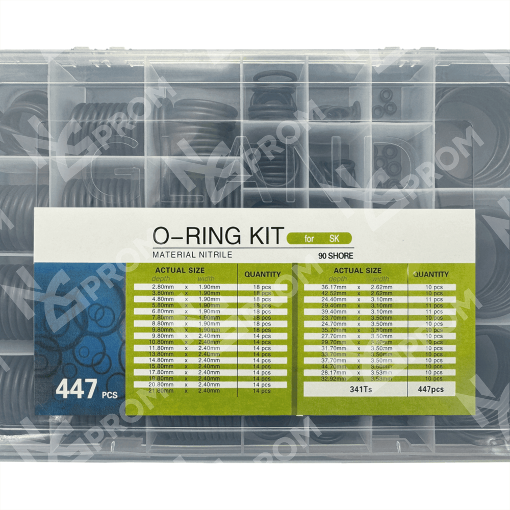 Набор уплотнительных колец O-Ring NBR90 447 шт для Kobelco