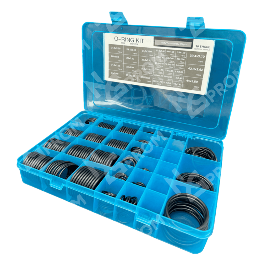 Набор уплотнительных колец O-Ring NBR90 376 шт для Daewoo/Doosan/Volvo