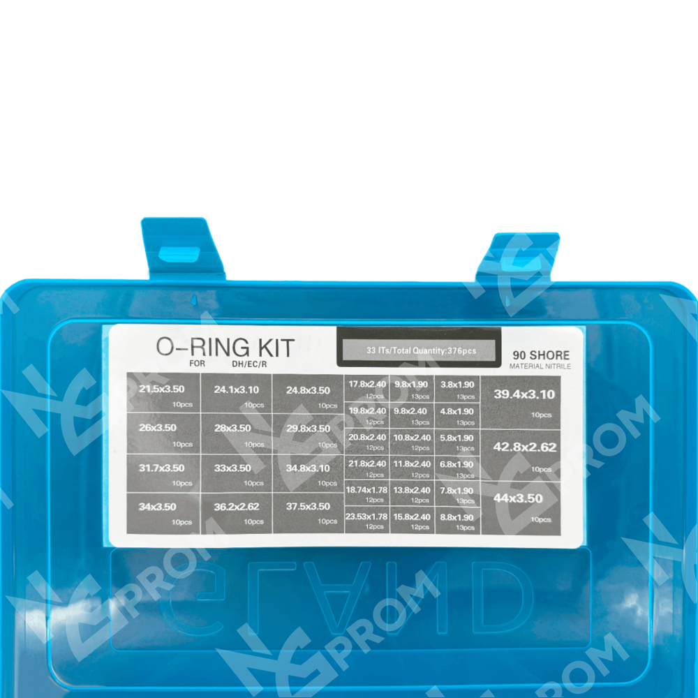 Набор уплотнительных колец O-Ring NBR90 376 шт для Daewoo/Doosan/Volvo