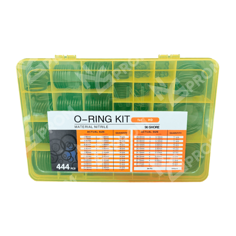 Набор уплотнительных колец O-Ring NBR90 444 шт для Kato