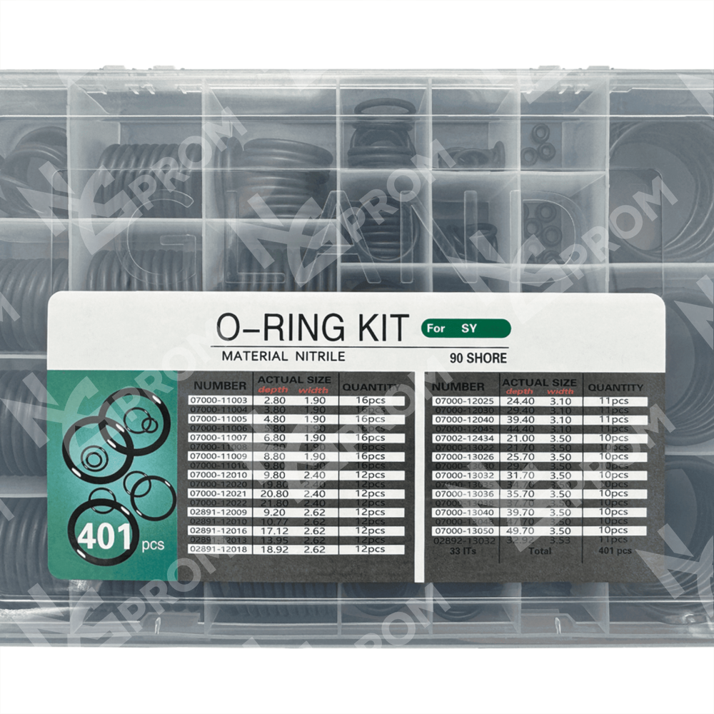Набор уплотнительных колец O-Ring NBR90 401 шт для SANY
