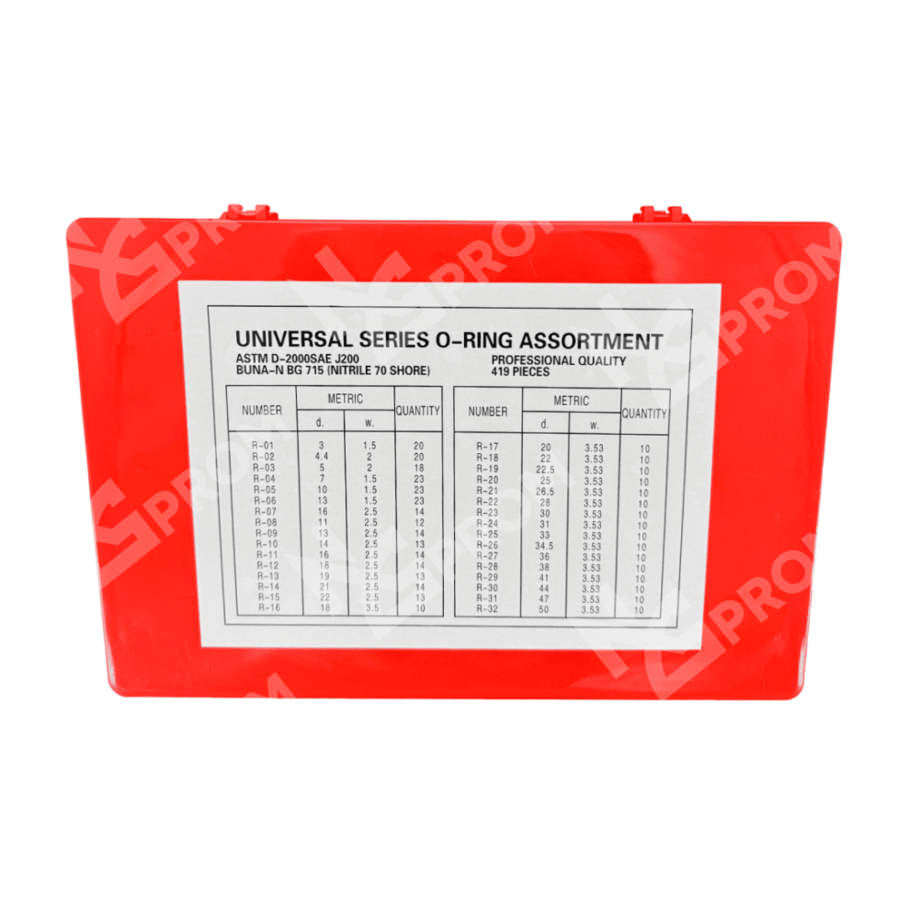 Набор уплотнительных колец O-Ring NBR70 метр 419 шт 8B