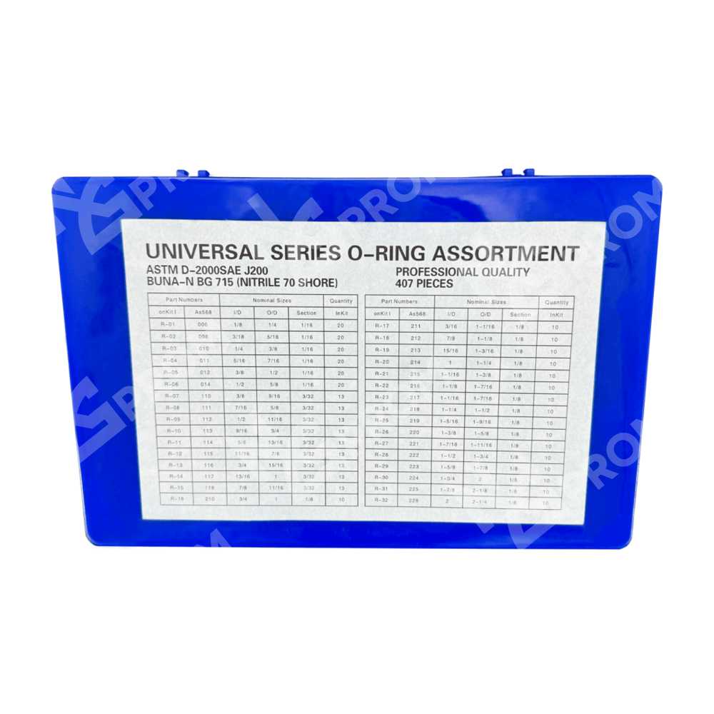 Набор уплотнительных колец O-Ring NBR70 дюйм 407 шт 8C