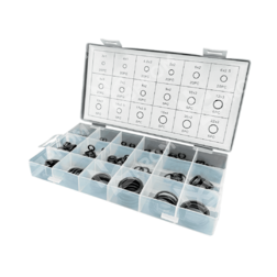 Набор уплотнительных колец O-Ring NBR70 225 шт черный