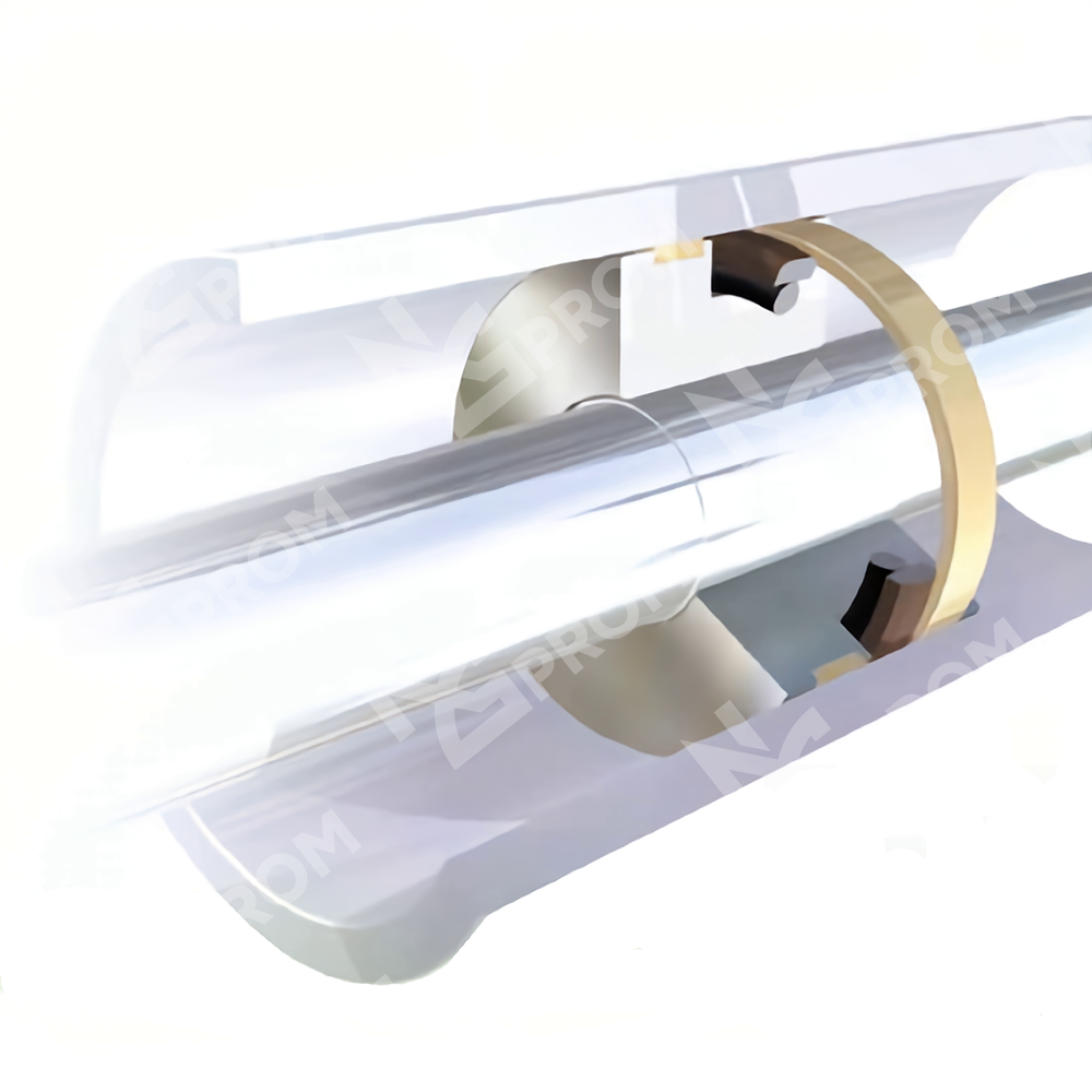 Уплотнение поршня PS08 240-219-8,1 (PTFE+BR40/NBR)