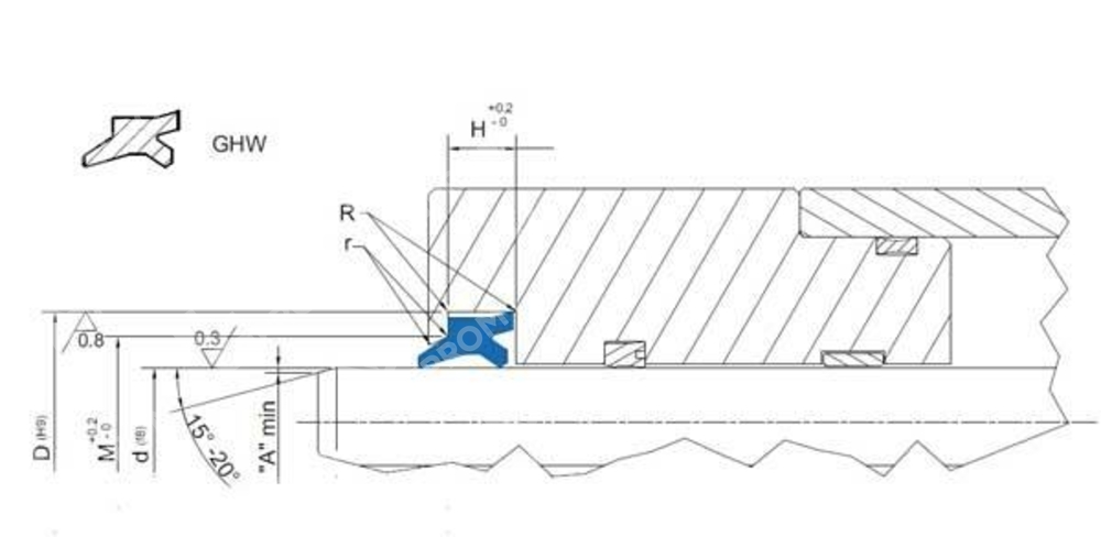 Грязесъемник GHW 100/1 (100-110-6)