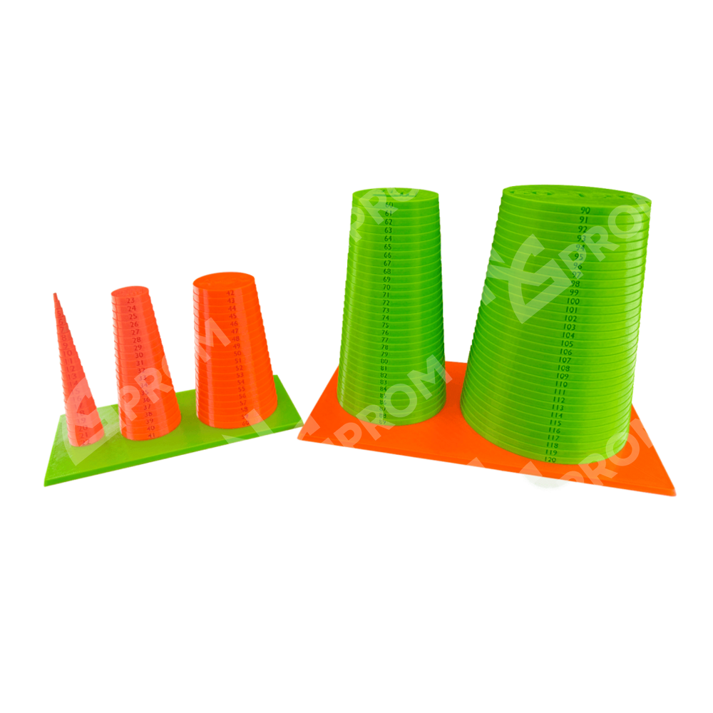 Набор конусов для определения размера колец O-RING 4-120мм