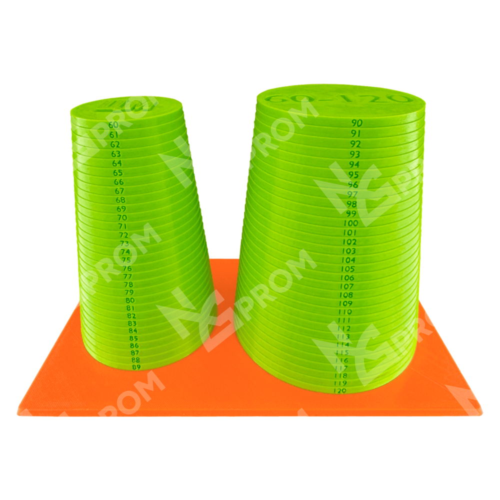 Набор конусов для определения размера колец O-RING 4-120мм