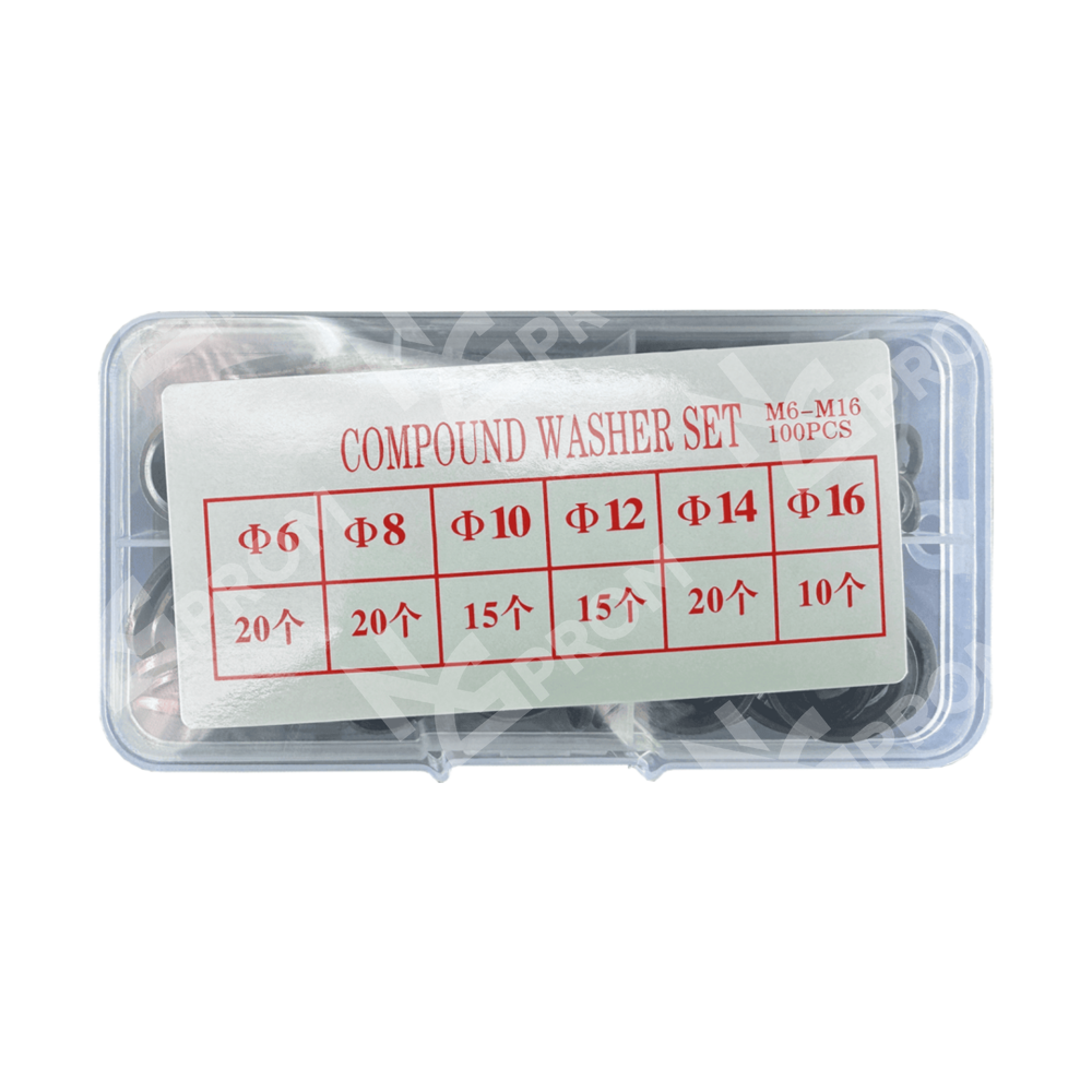 Набор метрических колец USIT М6-М16 100шт