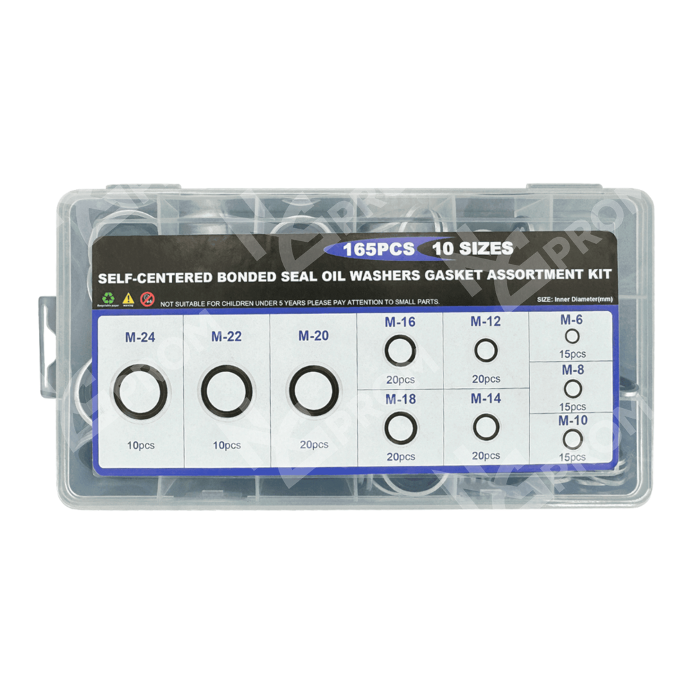 Набор метрических колец USIT М6-М24 165шт