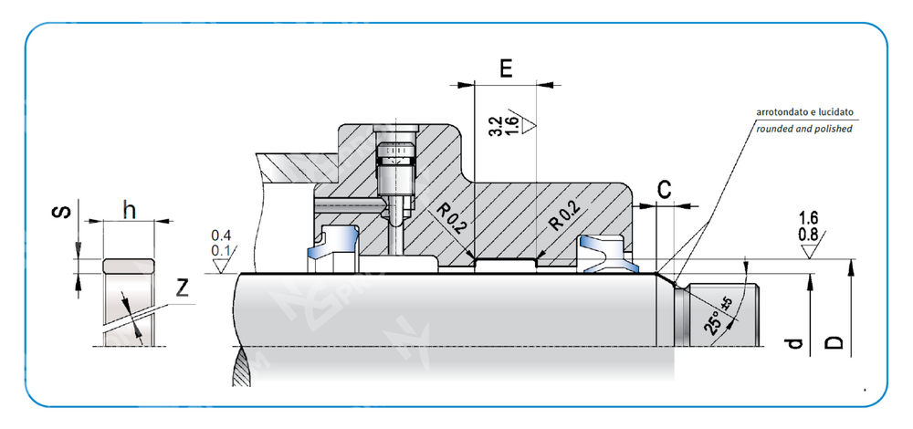 Направляющее кольцо ISA 45-50-9,7 (ISA 0450 0500 097 R3)