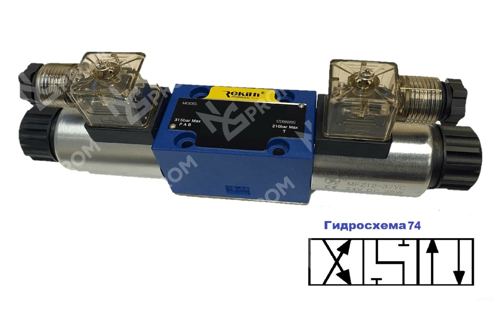 Гидрораспределитель 4WE10L31/CG24N9Z5L с электромагнитным управлением