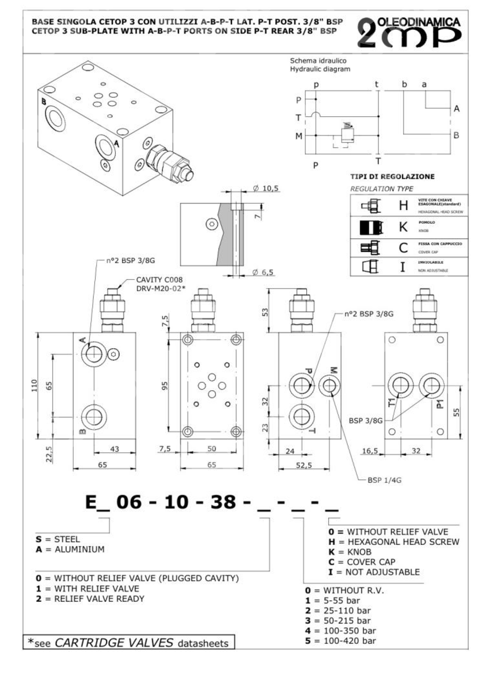 Плита монтажная EA06-10-38-04-4-H