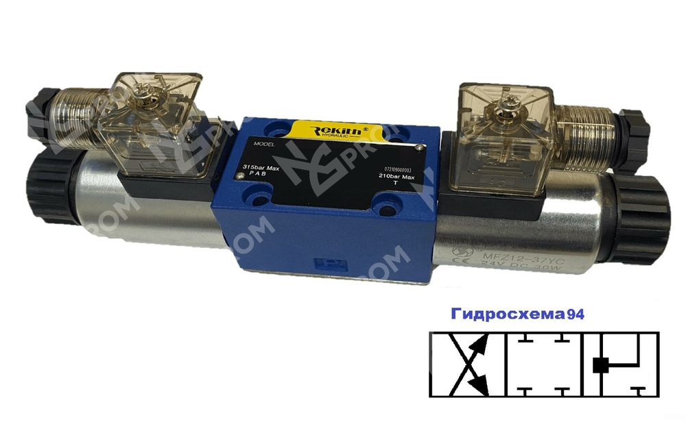 Гидрораспределитель 4WE10R31/CG220N9Z5L с электромагнитным управлением