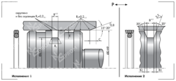Уплотнение поршня P40-055H (55-39,5-6,3)